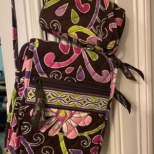 Vera Bradley Cross body Hipster bag and wallet